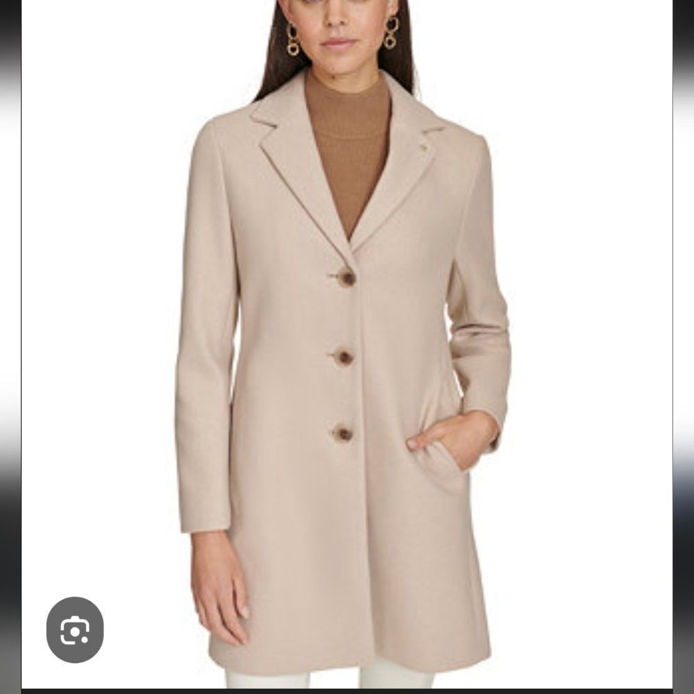 Calvin Klein Women's Tan Blazer Coat